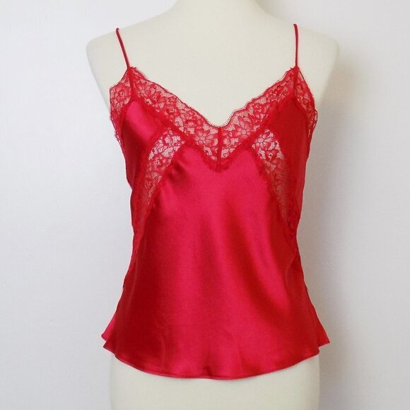 Victoria's Secret Other - nwt victoria's secret satin and lace luxe cami top flowy silky
